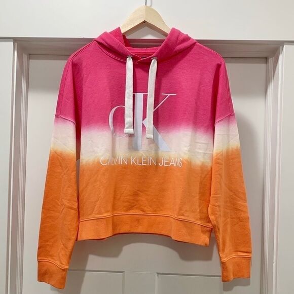 Calvin Klein Jeans Ladies' Dip Dye Hoodie Size S - Picture 2 of 15